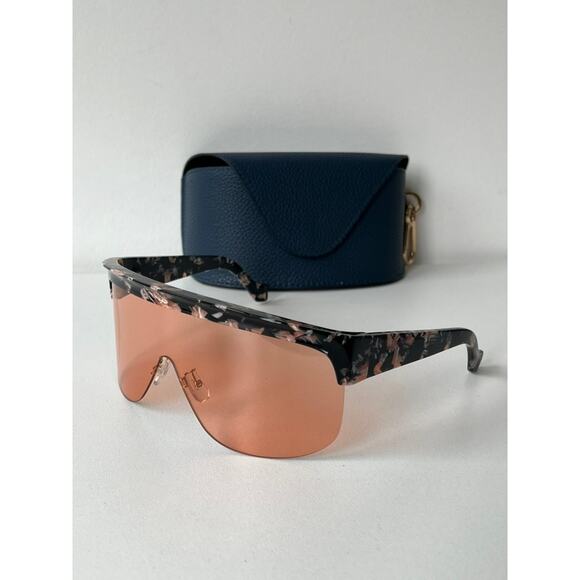 SALE! NEW Loewe LW40034U Shield Mask Sunglasses in Orange main image 6
